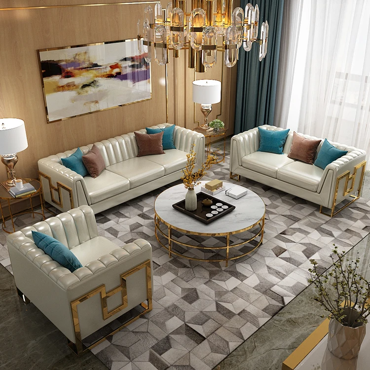 
Living room modern design Section Sofa furniture leather sofa 