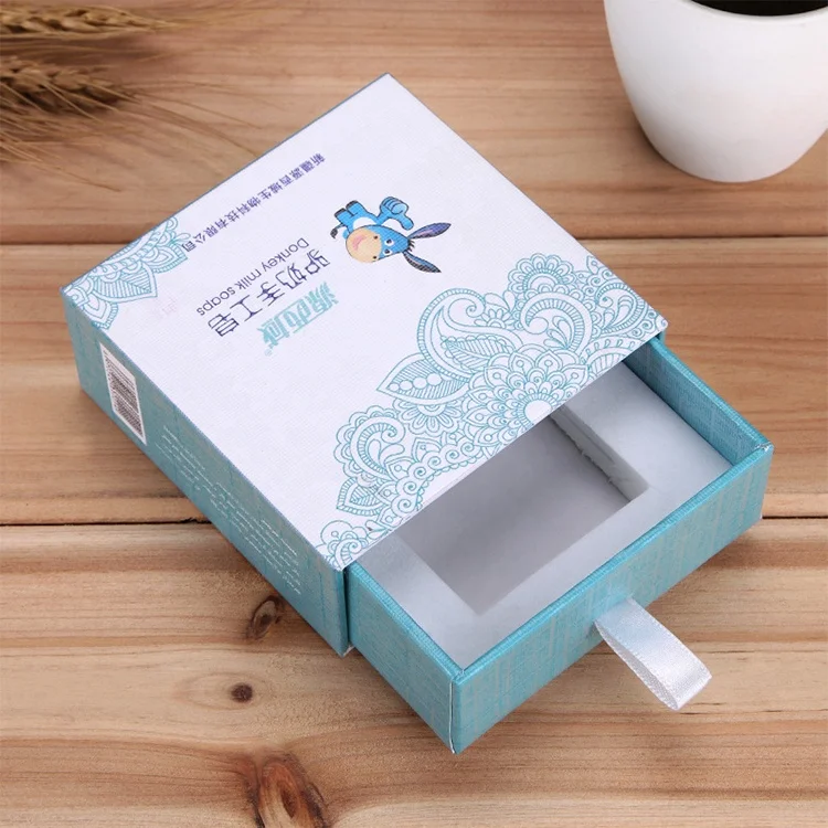 Manufacturer wholesale hand made soap drawer box with logo custom soap bar cardboard packaging gift box with insert tray