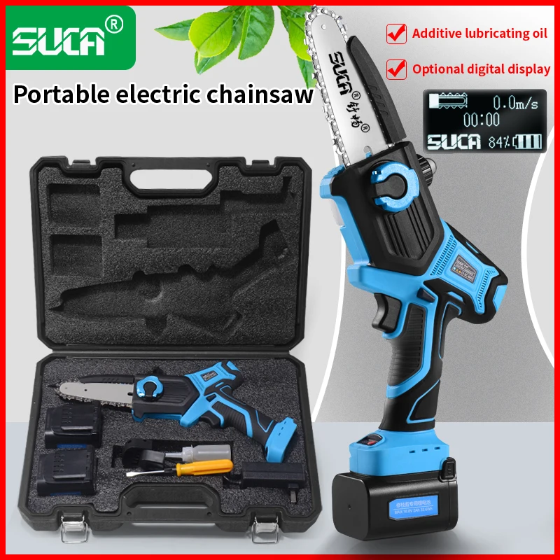 16.8V Mini Chain Saws 5 Inch Cordless Powersaw Battery Powered Cordless Lithium Chainsaw Man for Branch