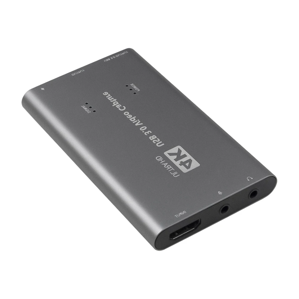 Doonjiey 60fps Usb 3,0 hdmi Карта видеозахвата петли с Аудио Микрофон для игры в прямом эфире трансляции карта захвата 4k