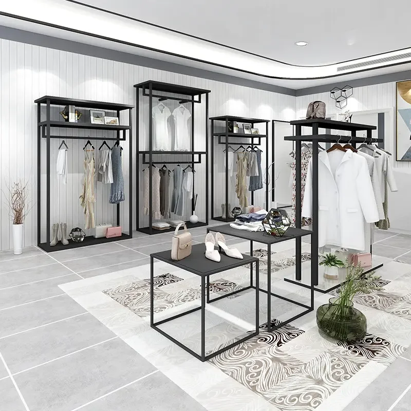 Retail Store Display Racks Metal Iron Pedestal Exhibition stand floor Simple Window Display Decoration Handicraft Display Racks