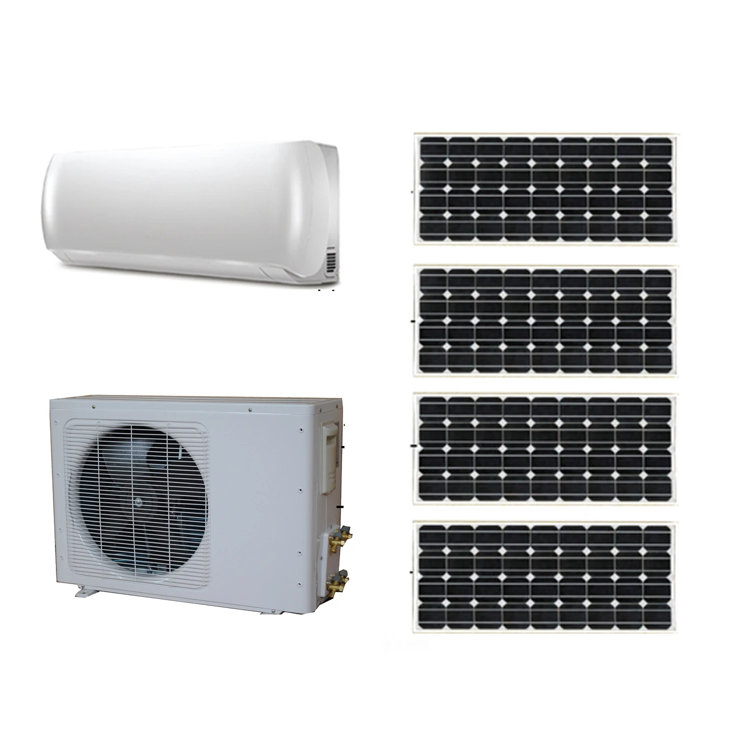Bet продажа 9000Btu 12000Btu 18000Btu 24000Btu солнечный Ac Dc Гибридный кондиционер с солнечной