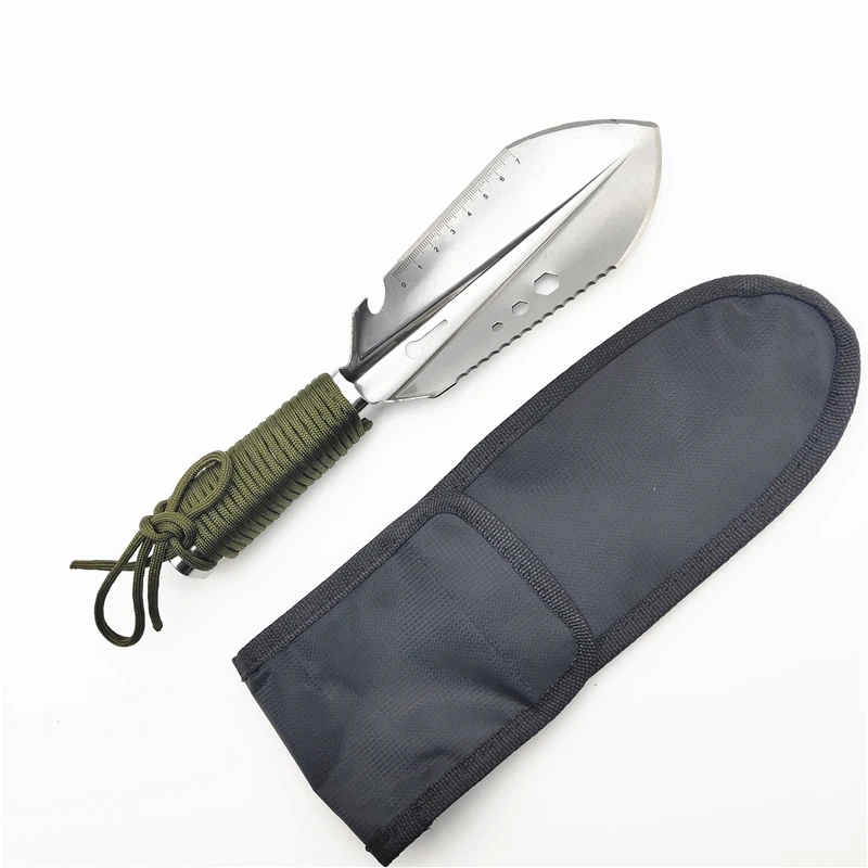 Портативная садовая лопата 7 в 1 для кемпинга, многофункциональный инструмент для выживания