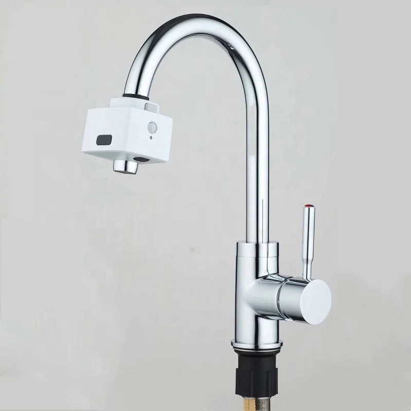 Sensor Spout Thermostatic Tap Smart Touchless Kitchen Faucet Adapter