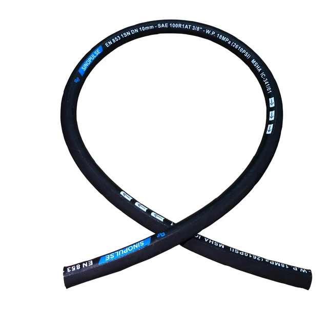 Sinopulse Rubber Hose / Hydraulic Hose /manguera Hidraulicas Sae 100 R1 R2 R3 R4 R5 R6 R7 R8 R9 R12 4sp 4sh R13