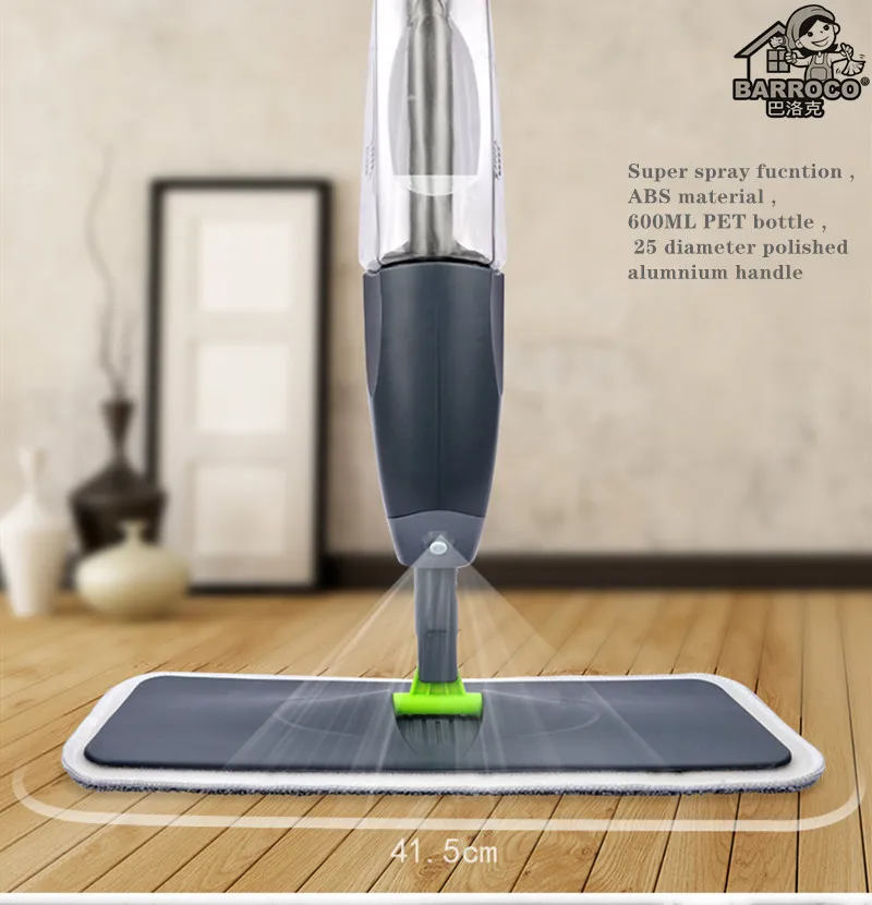 Factory supply high quality cheap hand free best spray function micrfoiber cleaning spray mop