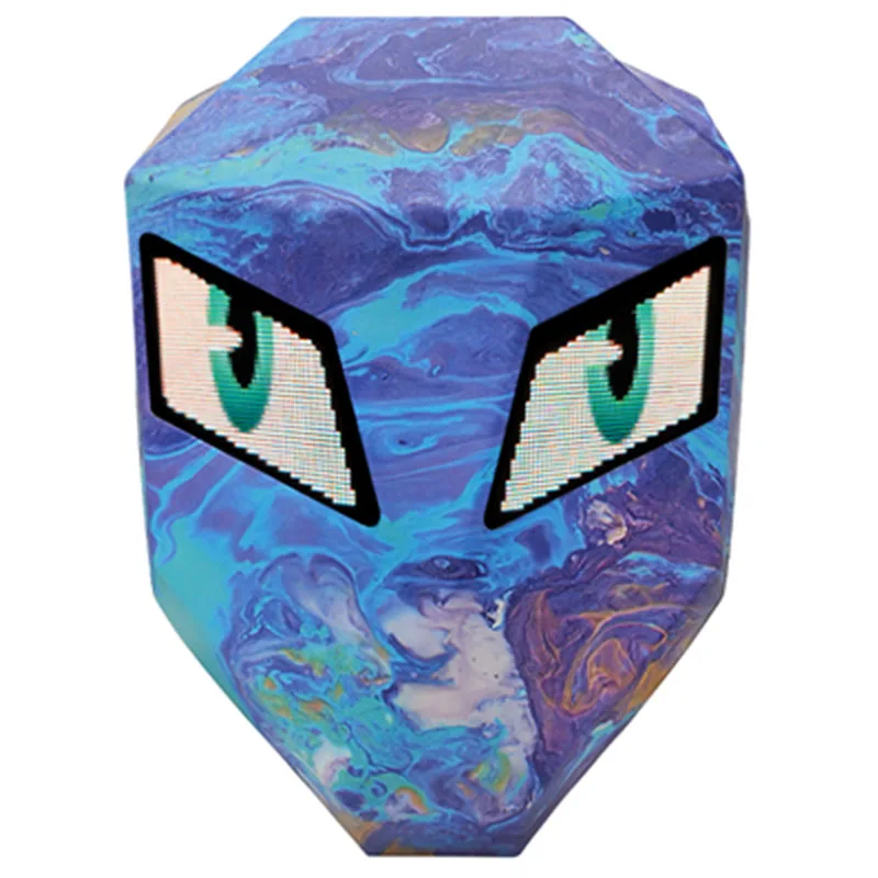 Ночная тень Рыцарь мотоциклетный рюкзак светящиеся колеса глаз светодиодный для езды на мотоцикле полный шлем сумка