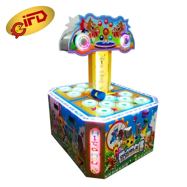 IFD 2 игрока Threeplus хит мышь сумасшедшая лягушка молоток игровой автомат для продажи