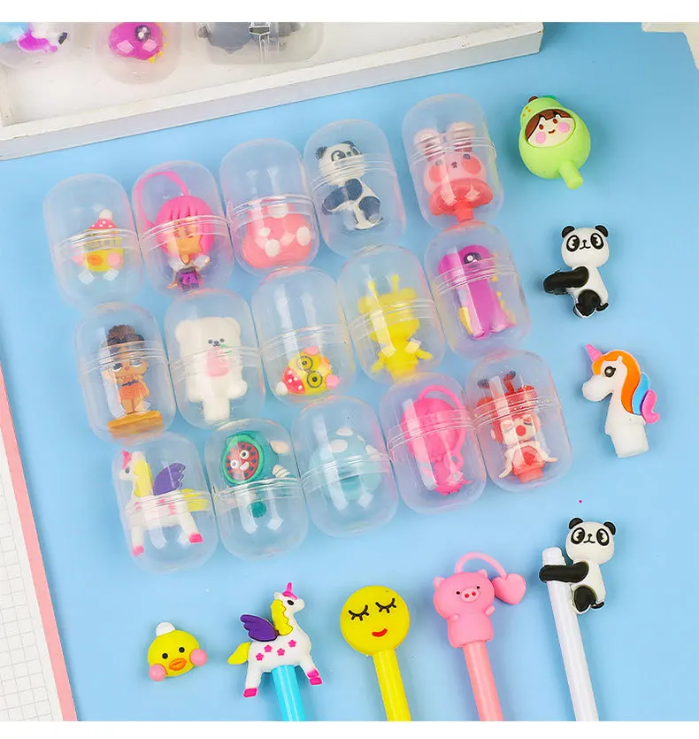 K587 2024 New Mini Doll Toys Vending Machine Gashapon Capsule Toys Fully Transparent Toys For Claw Machine