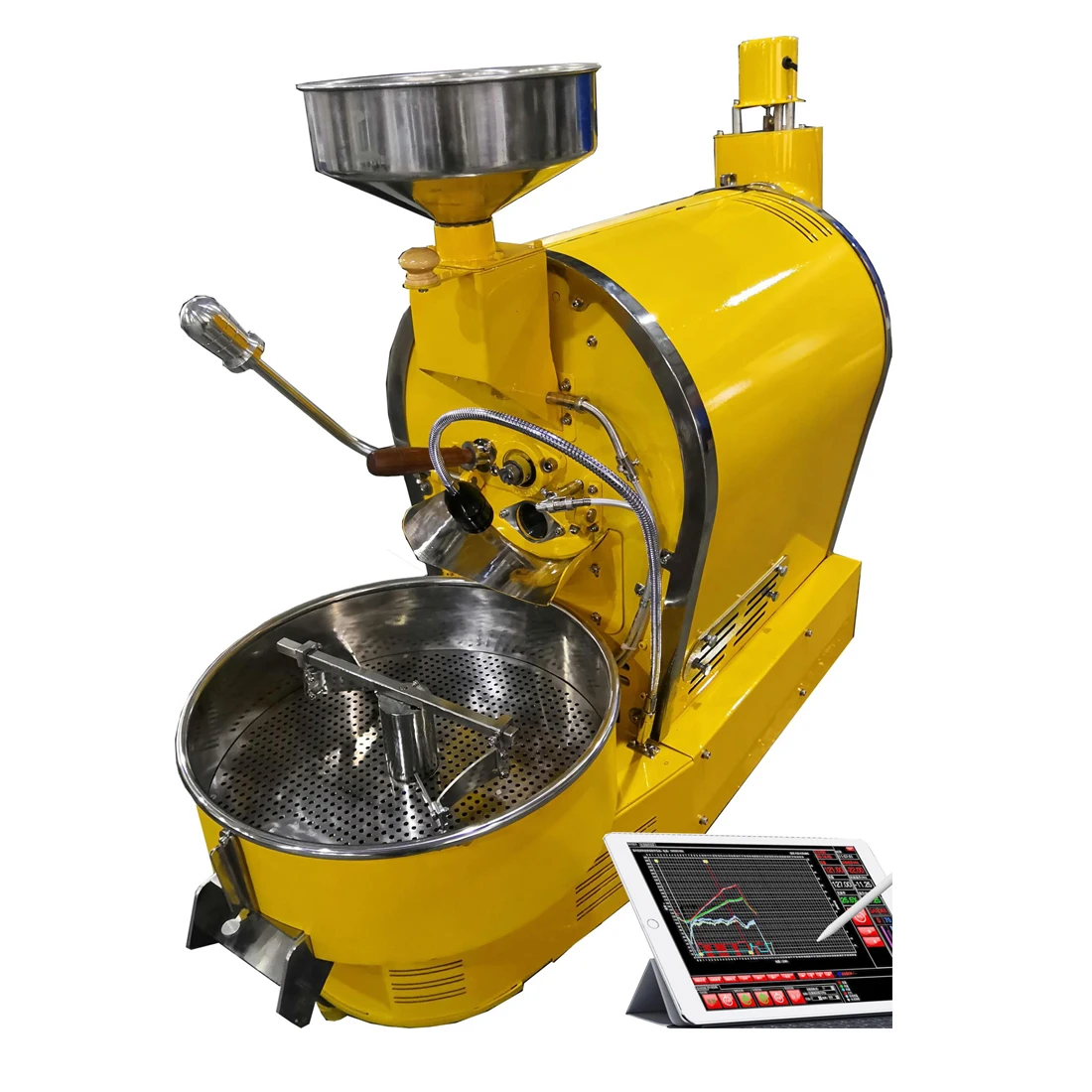 Manufacturer Supply Stainless Steel 1kg/2kg/3kg/ 5kg/6kg Home Coffee Roaster/coffee roasting machine