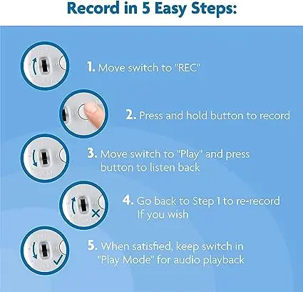 VoiceGift 20 Second Mini-Me Voice Recorder
