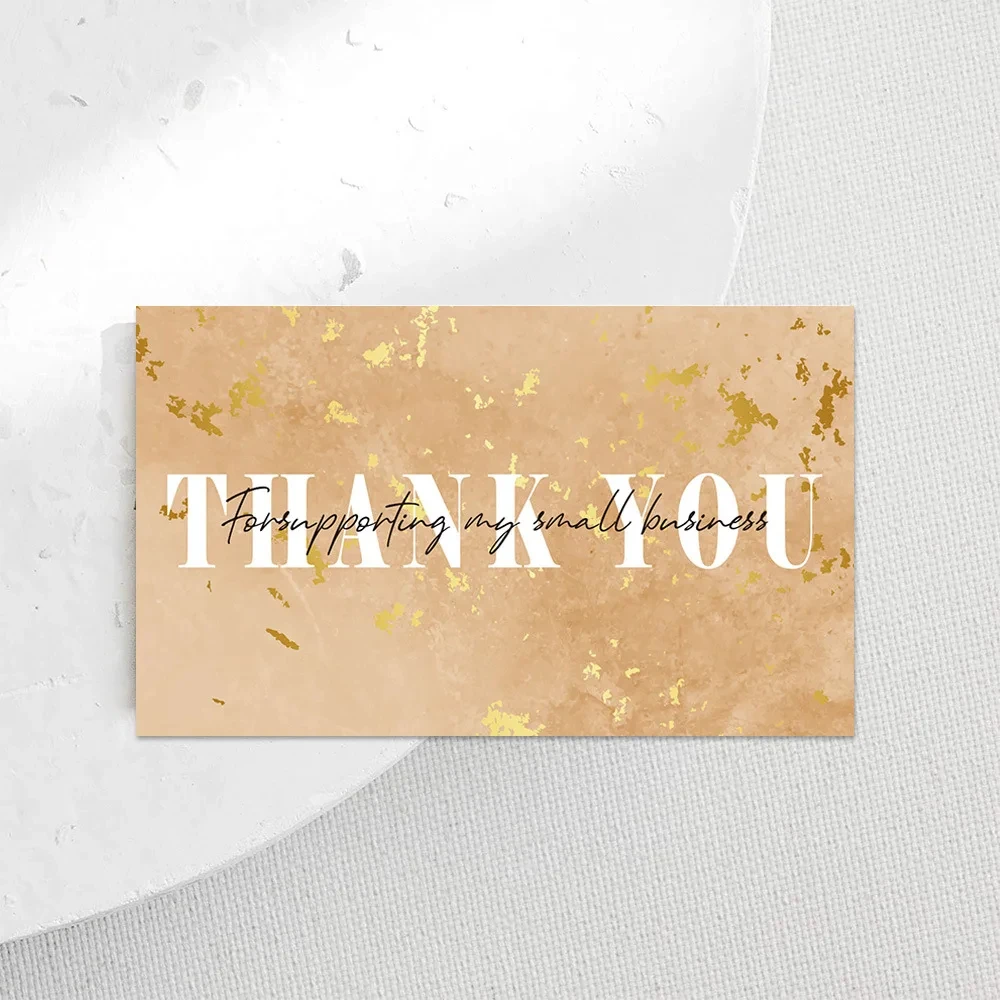 Custom Printing Package Insert Supporting Paper Thank You Card For Your Purchase Small Order Business Card