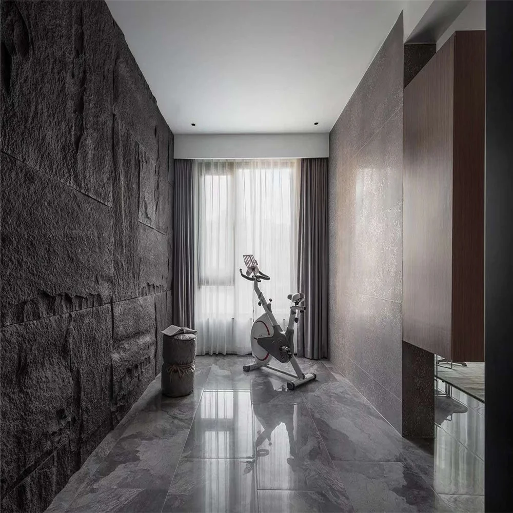 Artificial stone wall slab 3d faux stone wall panel for house decoration