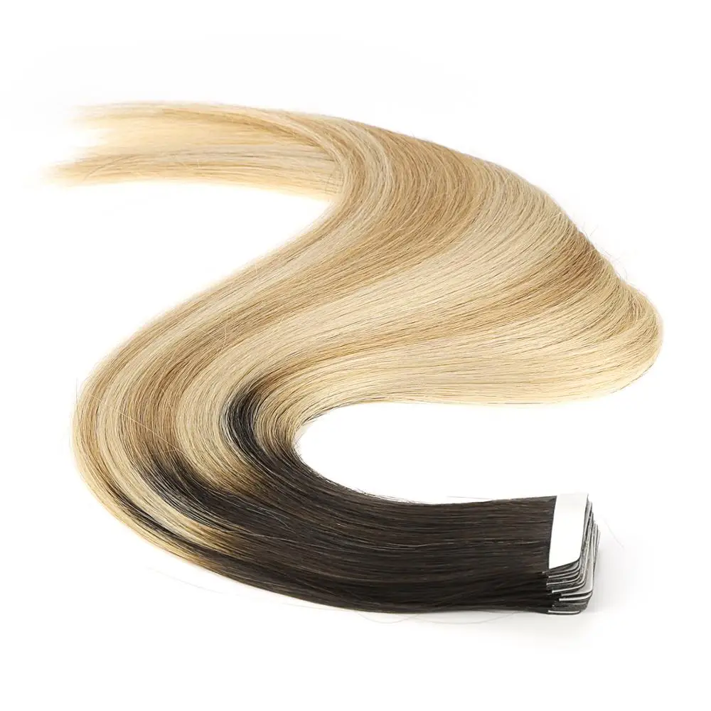 
Neitsi 100% Remy Tape in Hair Extensions Human Hair Seamless Tape in Skin Weft Double Drawn double sided tape for hair pieces 