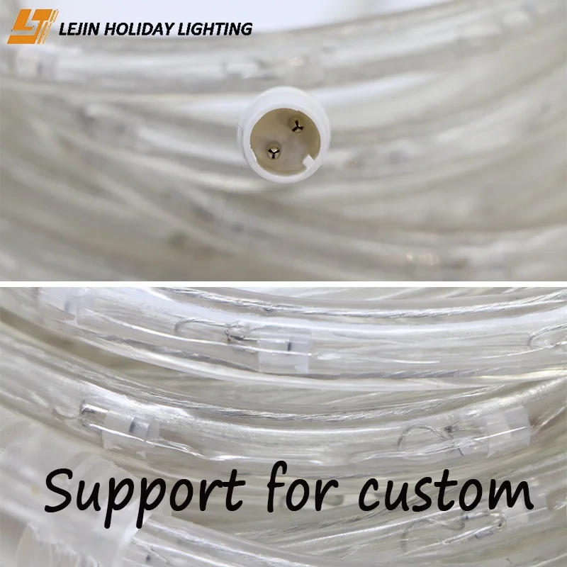 Outdoor using 100M 13mm rope light for christmas holiday decoration