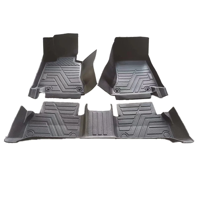 2024 custom Best selling Auto accessories waterproof luxury 9D 5D TPE car foot mats car floor mats good car mats