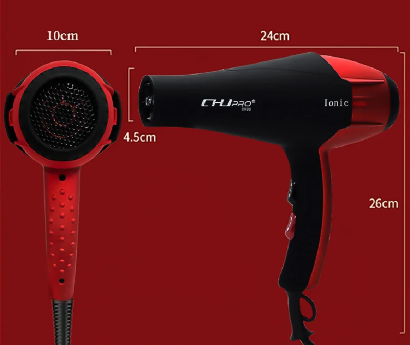 Ionic Hair Salon Equipment Strong Power Household Electric Hair Blow Dryer Professional Plastic Class 2023 Haircut Machine 1600W