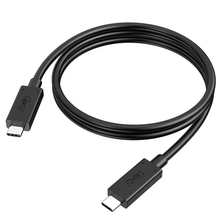 Высокоскоростной кабель Thunderbolt 3 40 Гбит/с 4k 5k 8k Pd 100 Вт Thunderbolt 3, кабель для быстрой зарядки и передачи данных для Macbook Pro