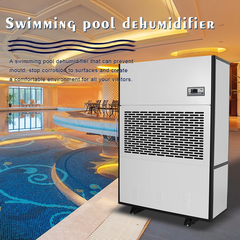 Top Quality Swimming Pool Industrial Deshumidificador For Sale Pool Moisture Removing Machine Industrial Portable Dehumidifier