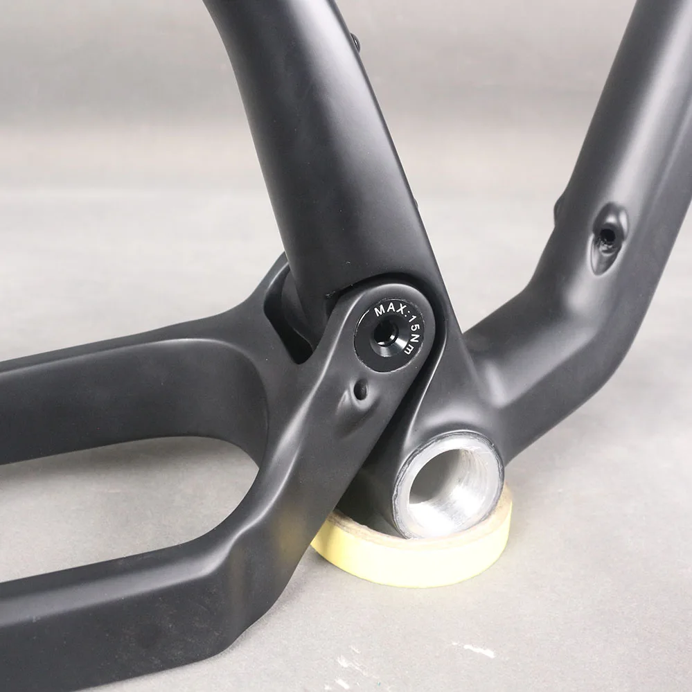 Carbon frame bicycle mountains bike 29er MTB Full Suspension XC Bike T1000 Frameset BSA 29er*2.35 UDH frameset black matte FM080