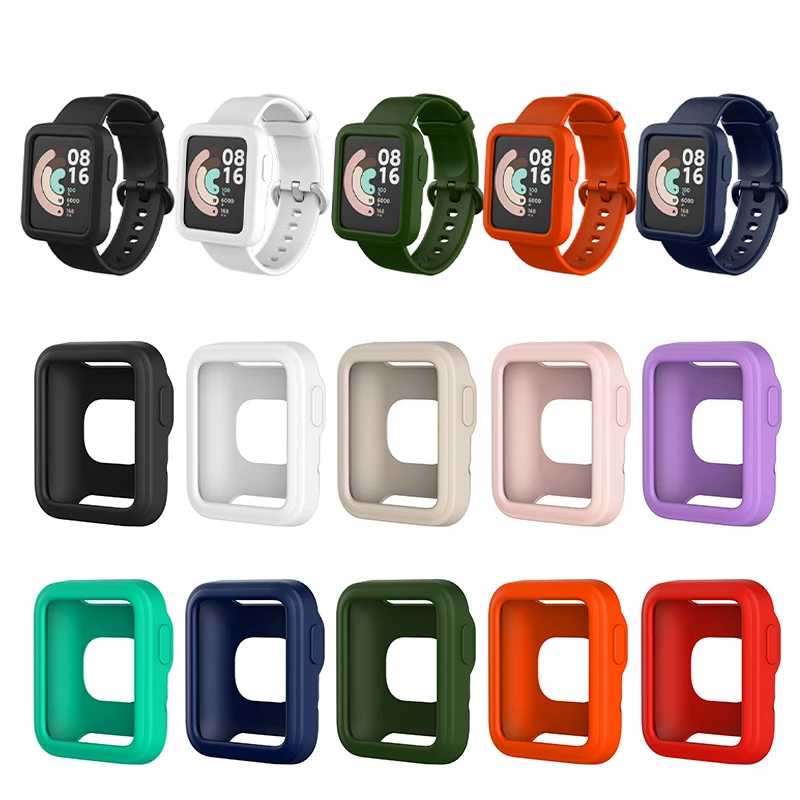 Силиконовый чехол BOORUI для часов redmi, Защитные чехлы для mi watch lite, чехол для часов xiaomi redmi