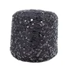 Hilos Blended Yarn Lentejuelas 3mm 100% Cotton Sequin Yarn Fancy Yarns For Sweaters