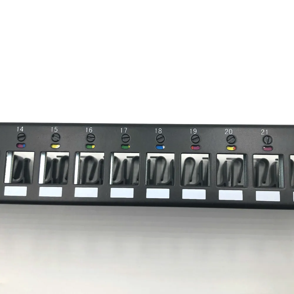  network patch panel 6 color indicator UTP blank
