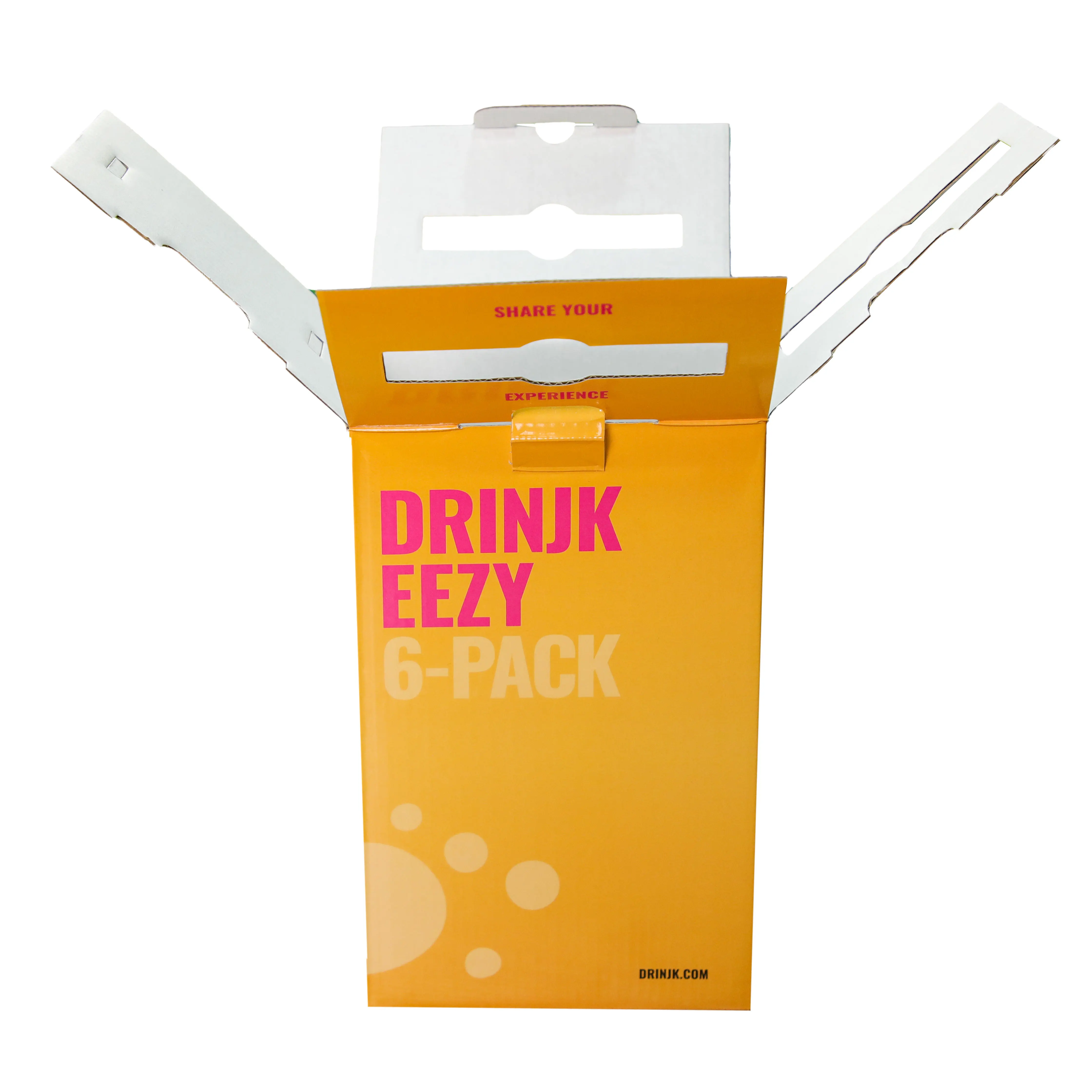 Custom Printed Brown Corrugated Stirring Cup Paper Box Custom Folding Packaging Kraft Paper Slide Open tea paper Box