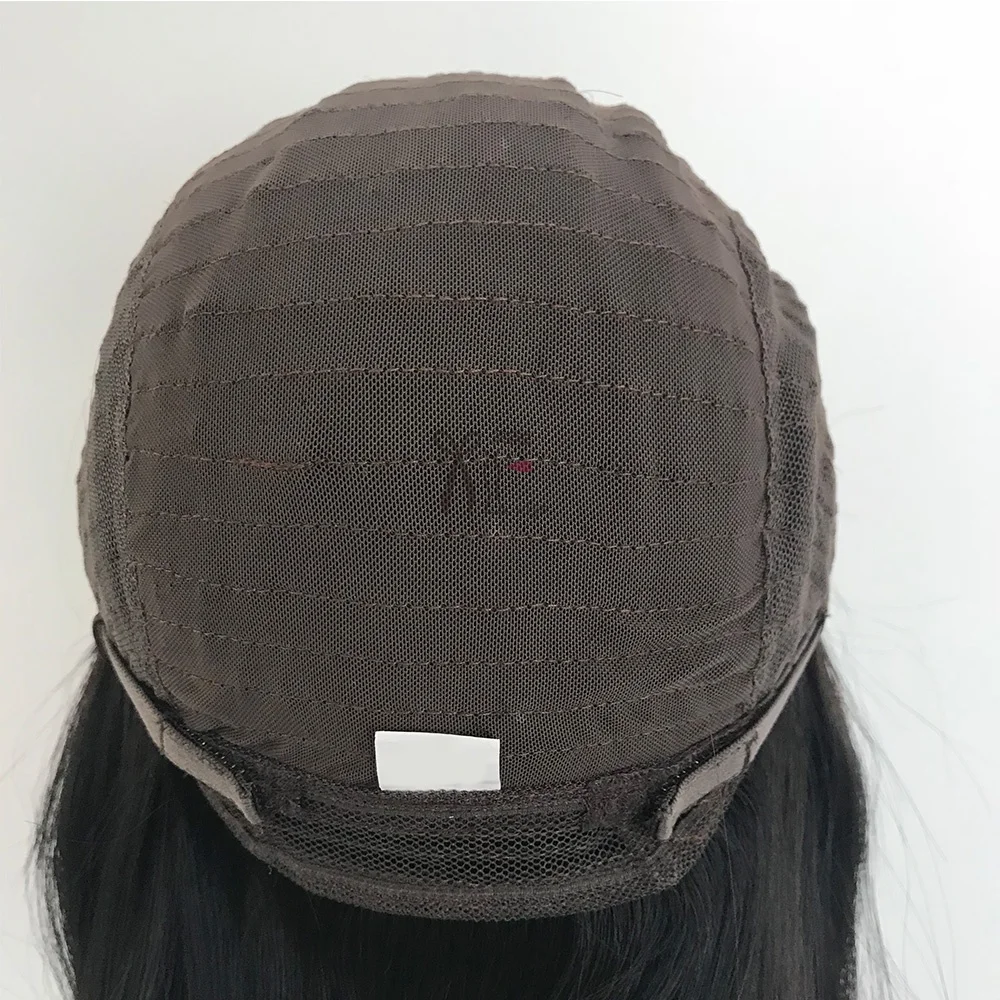 
Wholesale Top Grade 20 Inches Natural 4# Color European Hair Kosher Wigs With Deep Swiss Lace Ear To Ear 