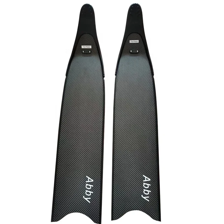 Lightweight Pure Carbon Long Fins for Freediving Swimming Water shoes