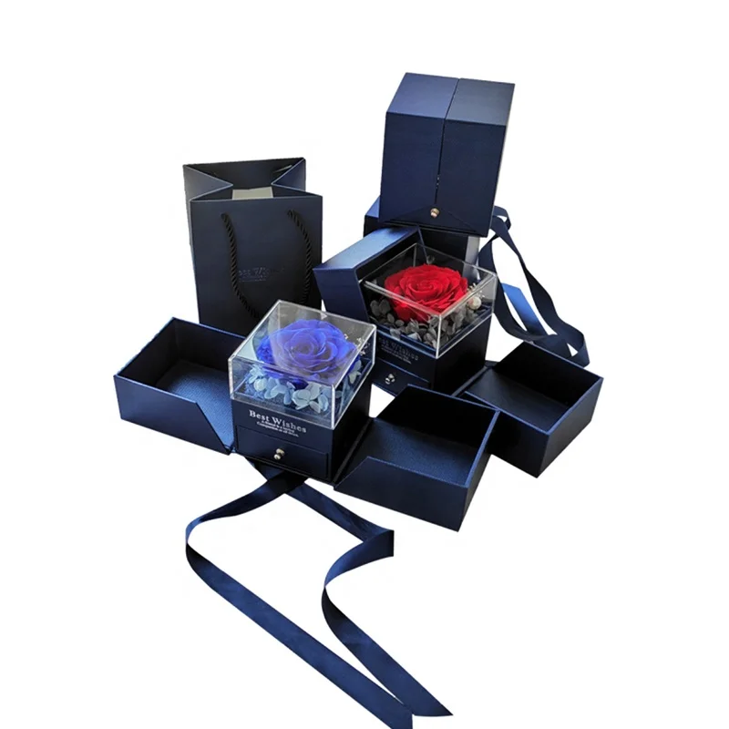 
Свадебные украшения лучшие мировые продажи сохраненный цветок в коробках товары для свадьбы 