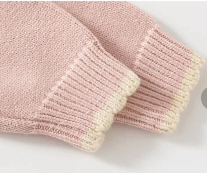 2025 baby girls winter cotton can be customized button cardigan sweater