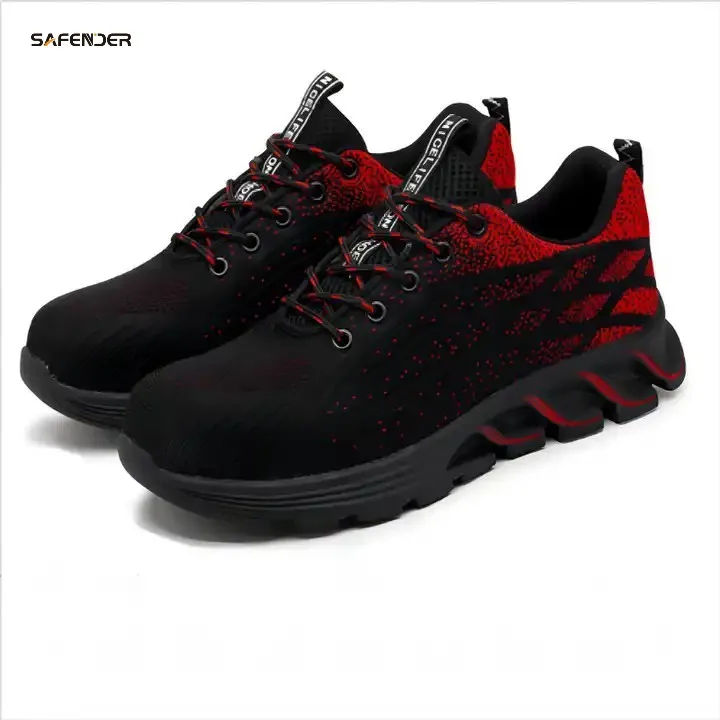 SAFENDER Manufacturer Production Designer Men Work Security Welding Safety Shoes Footwear