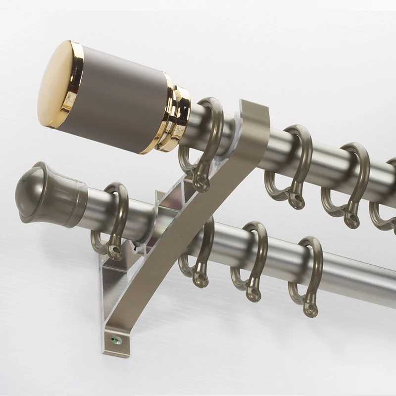Window Good Quality Aluminum Window Accessories Curtain Poles Double And Curtain Rod Sets Curtain Poles