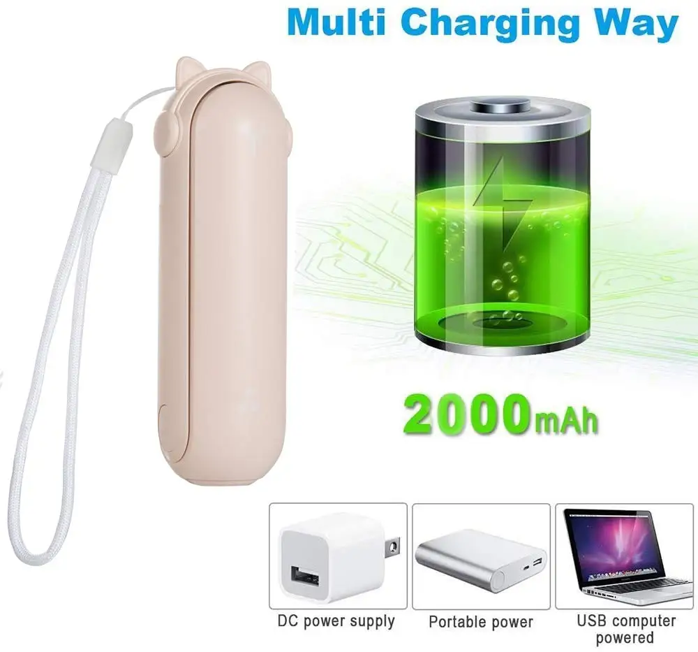 Best Price 5 in1 Handheld Portable Mini Fan Portable Mini USB Cooling Fan for Indoor and Outdoor