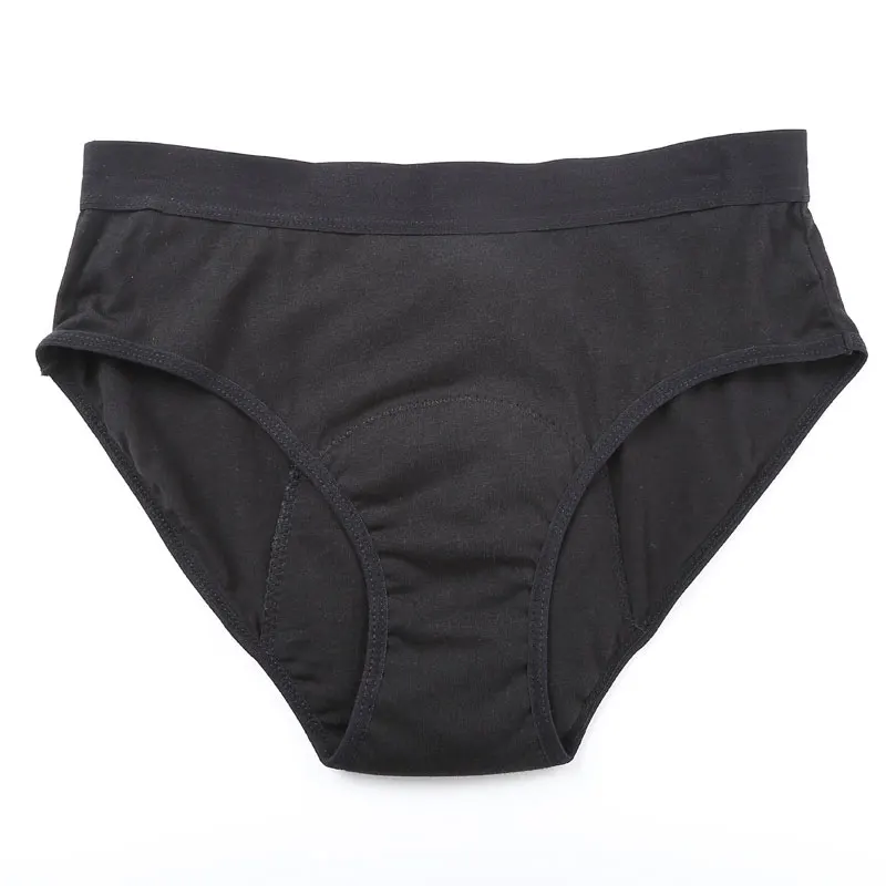 
Period Panties for Women Girls Tampon Replacement Heavy Flow Postpartum Bleeding 4 Layers Menstrual Underwear Leak Proof Bikini 