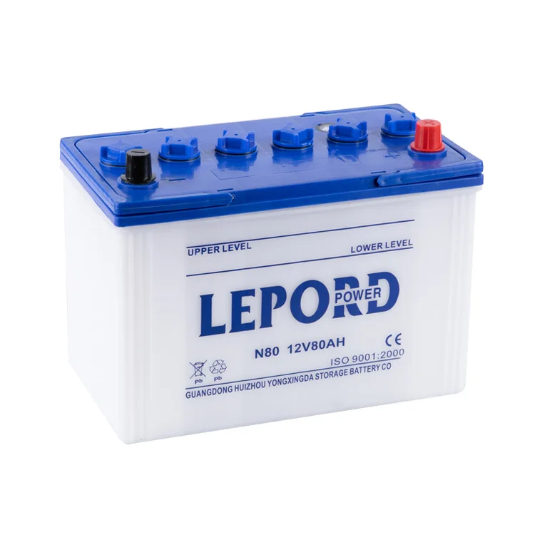 JIS Lead Acid Dry Charge Car Battery N70 12Volt 70AH car battery turkey