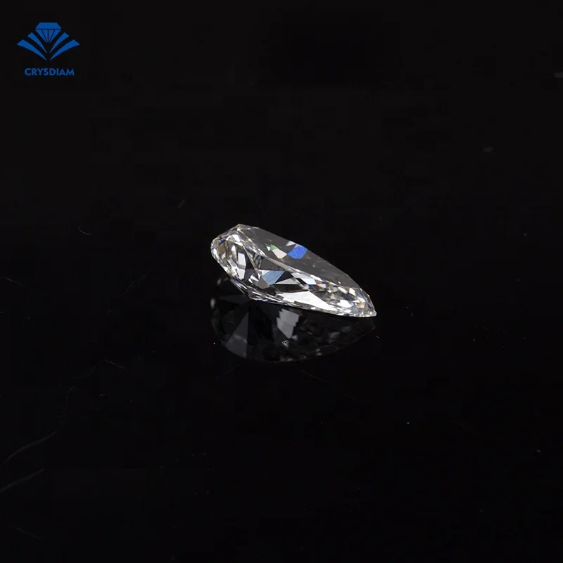 NINGBO CRYSDIAM Pear Cut 1.11CT F VS1 diamond lab grown cvd diamond pear shape diamond