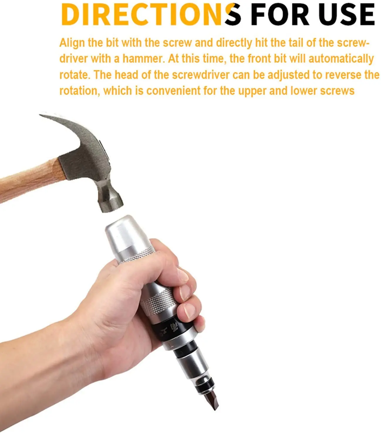 12pcs Hand Impact Screwdriver remove stubborn nut rust screw hammer screwdriver tool set