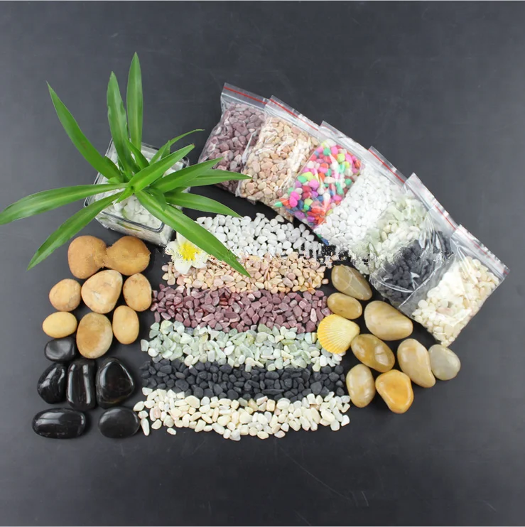 Cheap price multi color construction landscape gravel crushed stone chips for road paving