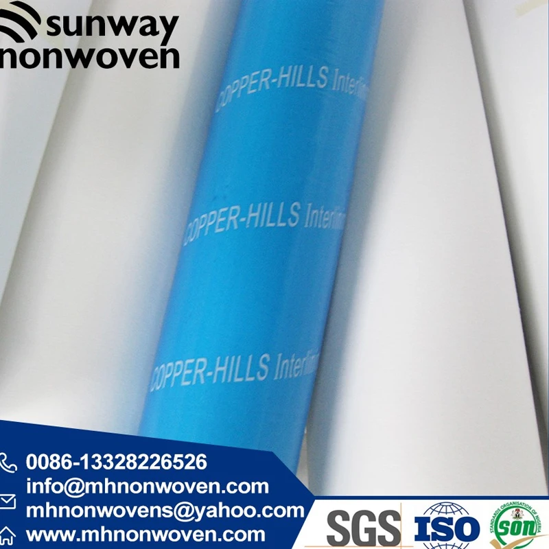 colourful inonwoven interlining lining rolls for Algeria market 1025HF