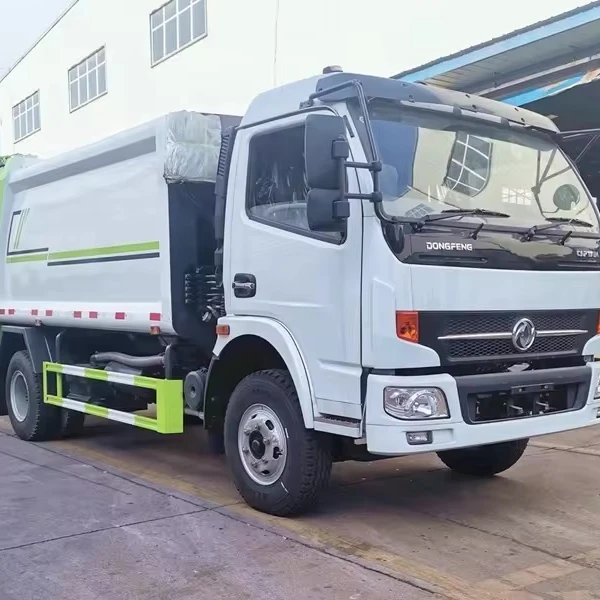 Китай Dongfeng 8 м3 уплотнитель мусоровоз для сбора мусора самосвал