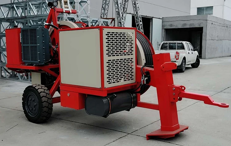 Ex-factory cost 50kN hydraulic tensioner machine overhead transmission line for cable stringing equipment