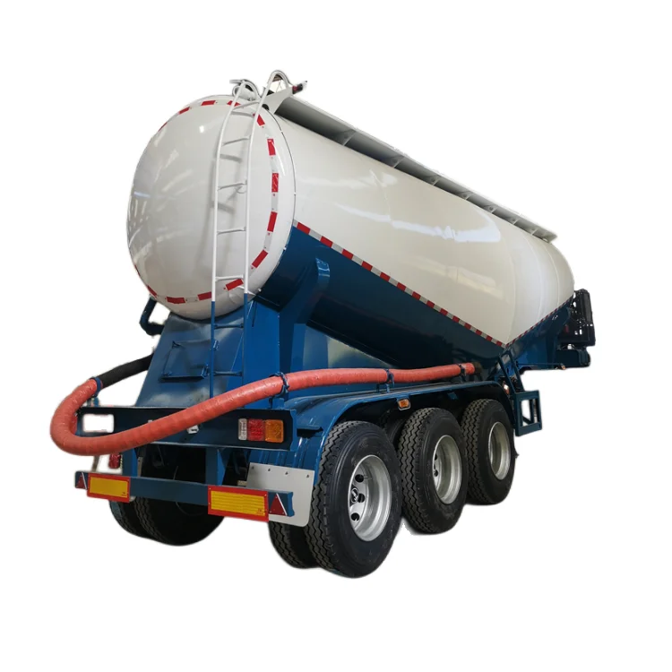 Factory Price Bulk Cement Tanker Powder Dry Fly Ash Cement Bulker Tank Semi Trailer Truck