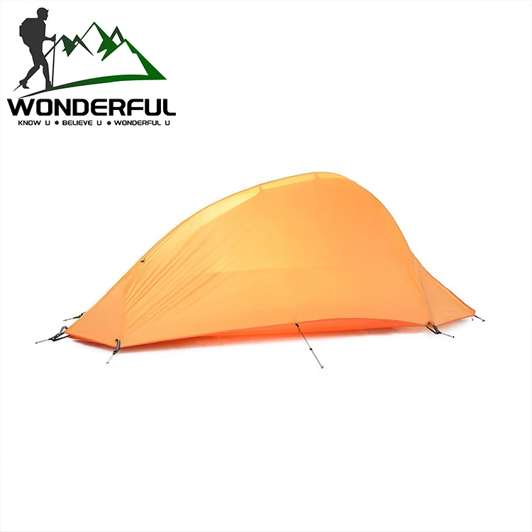 Upgraded Breathable 2 Person Aluminum Pole Nylon Double Layers Ultra Light Waterproof Outdoor Travel Hiking Camping Tent