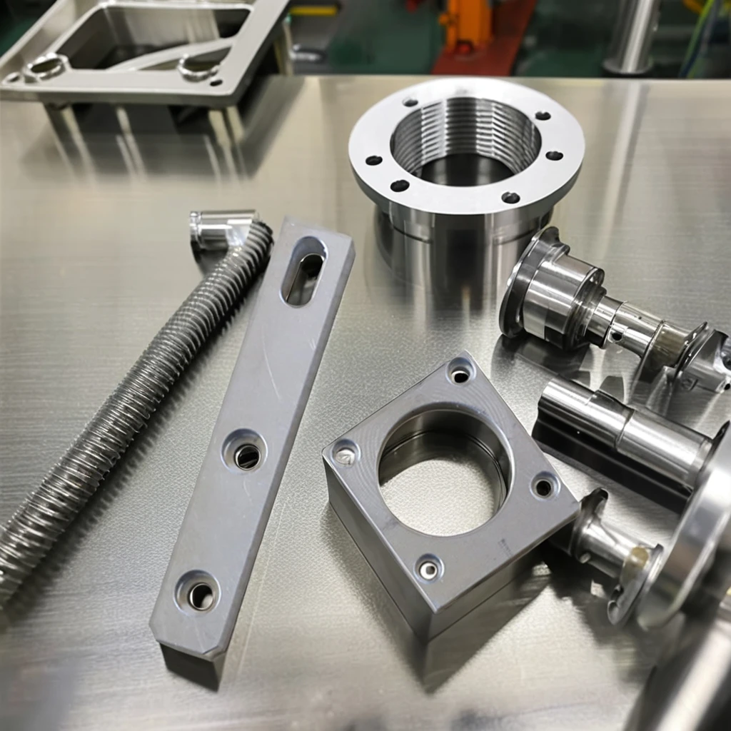 China Customized Titanium CNC Parts Steel Hexagon 5 Axis Turning Machining with OEM Process Anodized Turned Metal Components