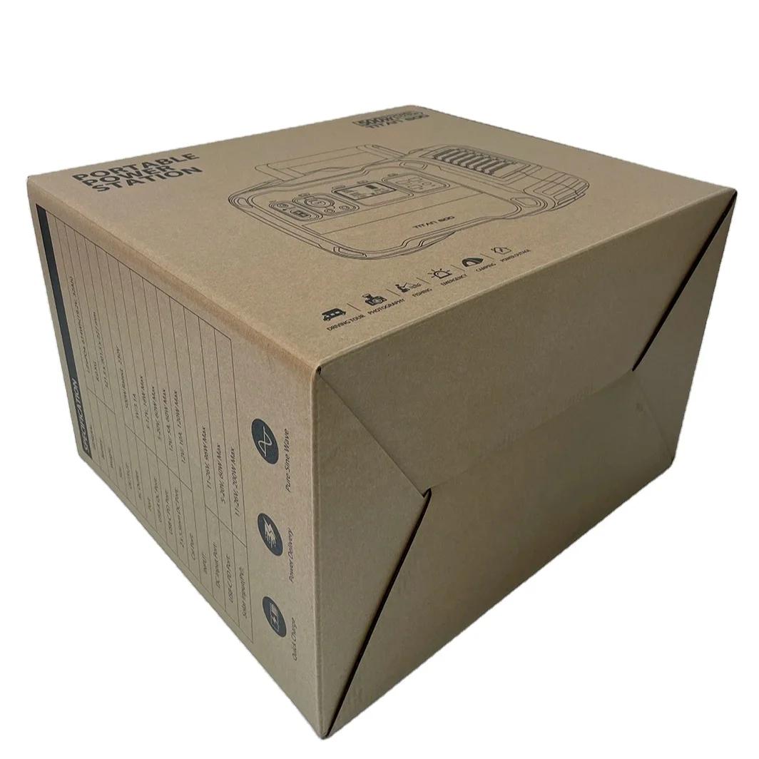 Custom printed logo large folding corrugated paper cardboard packaging boxes household appliances packaging paper carton boxes
