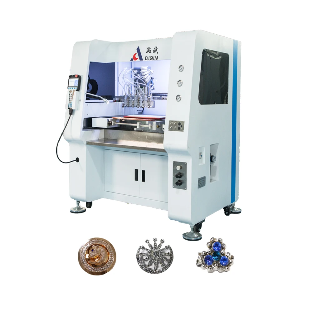 High precision Diamond Stone Rhinestone Setting Machine Necklace Earrings Ornaments Making Machine