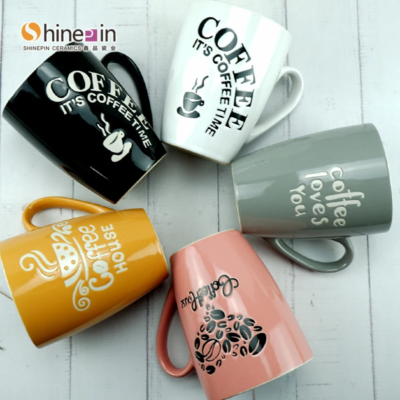 Sublimation with handle custom red porcelain coffee cup black porcelain sake cups ceramic renaissance mugs japanese ceramic mug
