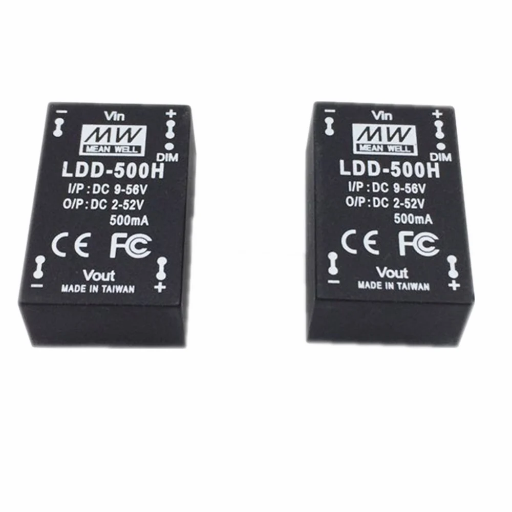 Понижающий светодиодный драйвер постоянного тока Meanwell LDD 500H 700H 1000H